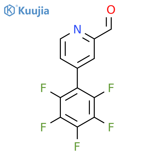 4-(Perfluorophenyl)picolinaldehyde structure