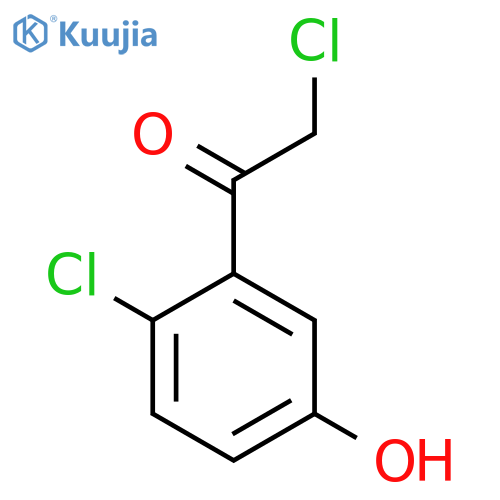 2,2'-Dichloro-5'-hydroxyacetophenone structure