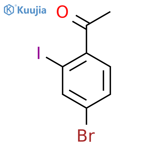 4'-Bromo-2'-iodoacetophenone structure