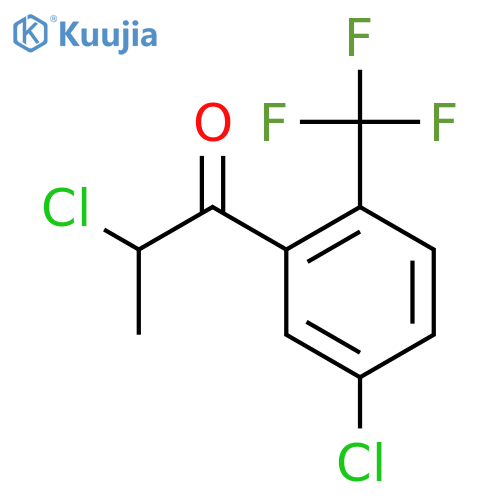 2,5'-Dichloro-2'-(trifluoromethyl)propiophenone structure