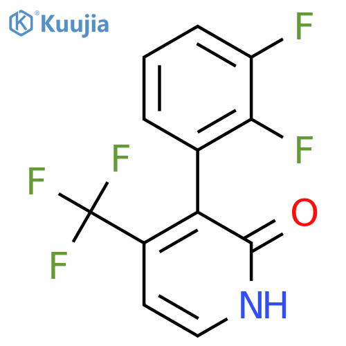 3-(2,3-Difluorophenyl)-2-hydroxy-4-(trifluoromethyl)pyridine structure