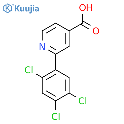 2-(2,4,5-Trichlorophenyl)isonicotinic acid structure