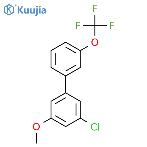 5-Chloro-3-methoxy-3'-(trifluoromethoxy)biphenyl structure