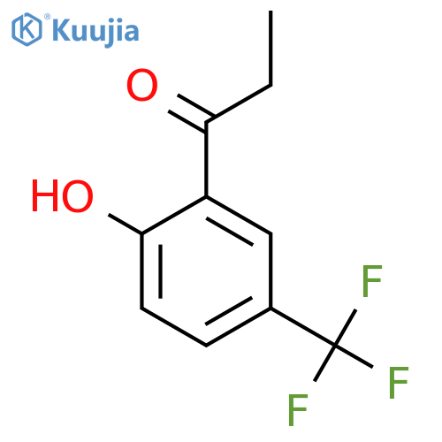 2'-Hydroxy-5'-(trifluoromethyl)propiophenone structure