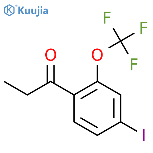 4'-Iodo-2'-(trifluoromethoxy)propiophenone structure