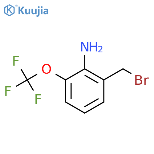 2-Amino-3-(trifluoromethoxy)benzyl bromide structure