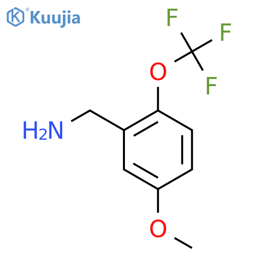 5-Methoxy-2-(trifluoromethoxy)benzylamine structure