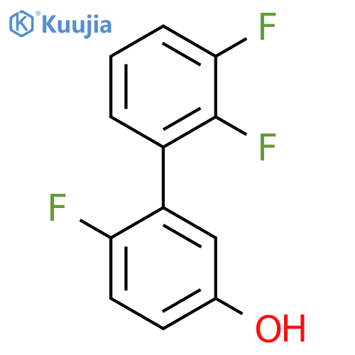 3-Hydroxy-6,2',3'-trifluorobiphenyl structure