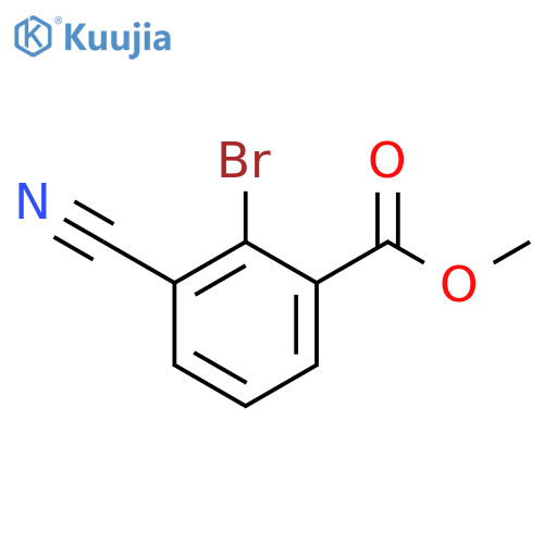 methyl 2-bromo-3-cyanobenzoate structure