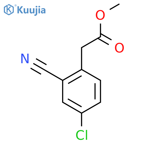 Methyl 2-(4-Chloro-2-cyanophenyl)acetate structure