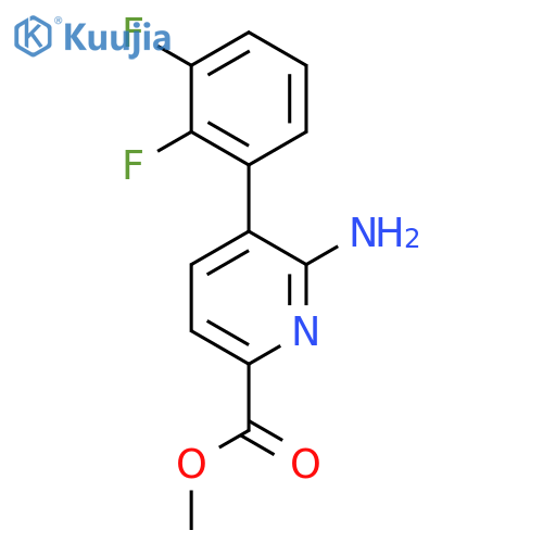 Methyl 6-amino-5-(2,3-difluorophenyl)picolinate structure