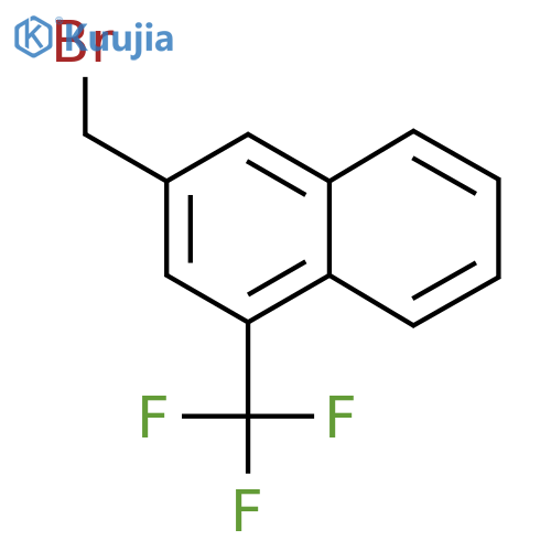 3-(Bromomethyl)-1-(trifluoromethyl)naphthalene structure