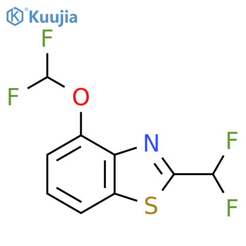 4-(Difluoromethoxy)-2-(difluoromethyl)benzothiazole structure