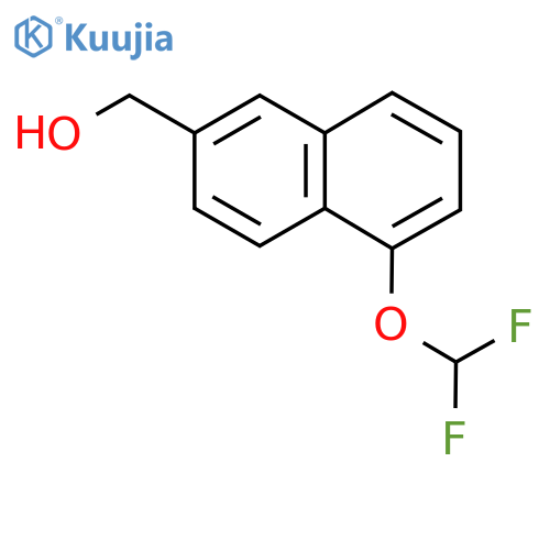 1-(Difluoromethoxy)naphthalene-6-methanol structure