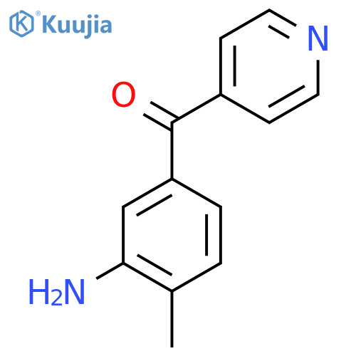 4-(3-Amino-4-methylbenzoyl)pyridine structure