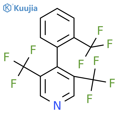 3,5-Bis(trifluoromethyl)-4-(2-(trifluoromethyl)phenyl)pyridine structure