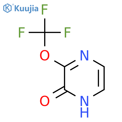 3-Hydroxy-2-(trifluoromethoxy)pyrazine structure