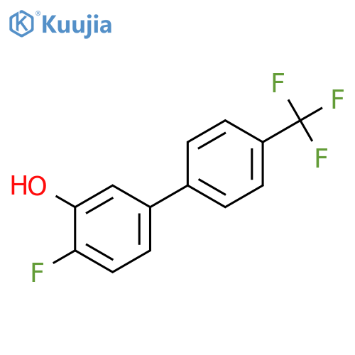 2-Fluoro-5-(4-trifluoromethylphenyl)phenol structure