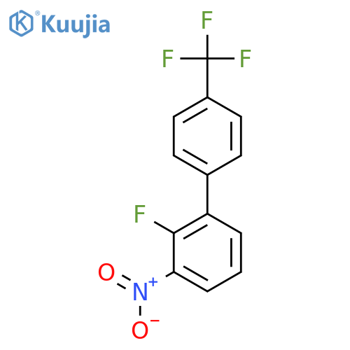 2-Fluoro-3-nitro-4'-(trifluoromethyl)biphenyl structure
