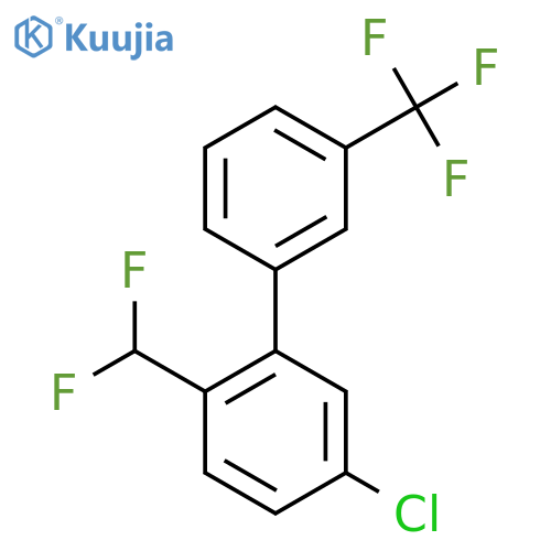 5-Chloro-2-(difluoromethyl)-3'-(trifluoromethyl)biphenyl structure