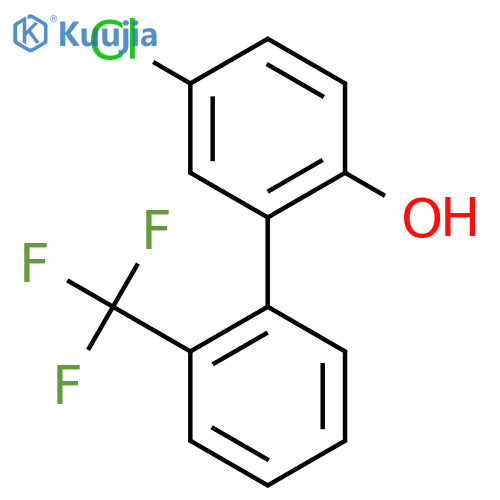 5-Chloro-2-hydroxy-2'-(trifluoromethyl)biphenyl structure