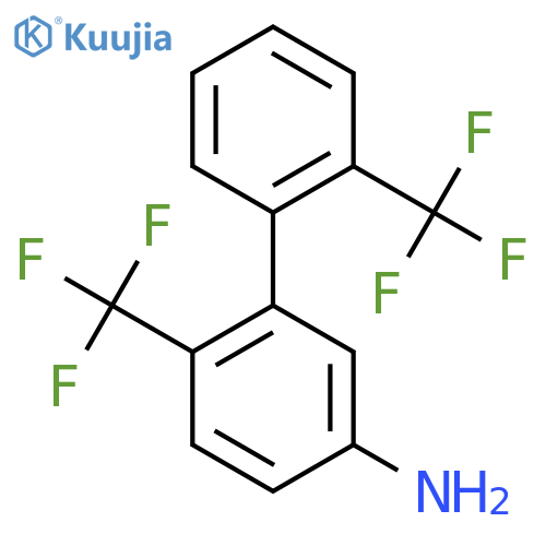 3-Amino-6,2'-Bis(trifluoromethyl)biphenyl structure