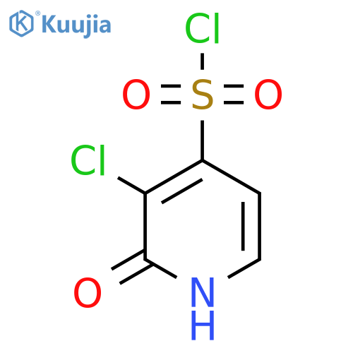 3-Chloro-2-hydroxypyridine-4-sulfonyl chloride structure