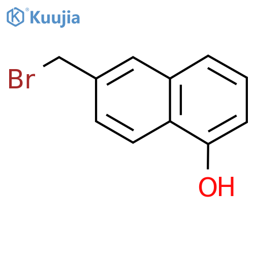 2-(Bromomethyl)-5-hydroxynaphthalene structure