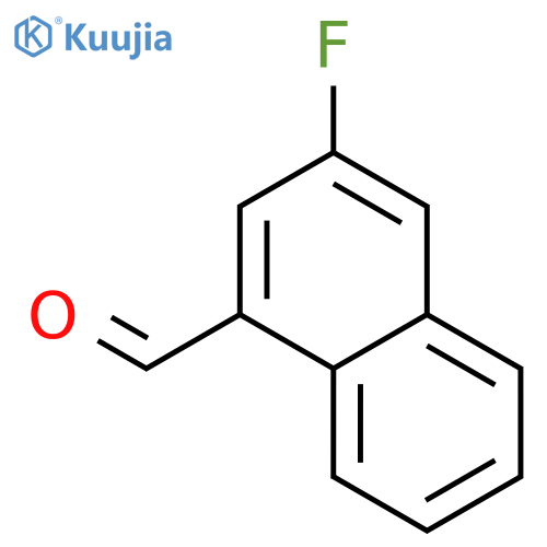 3-fluoronaphthalene-1-carbaldehyde structure