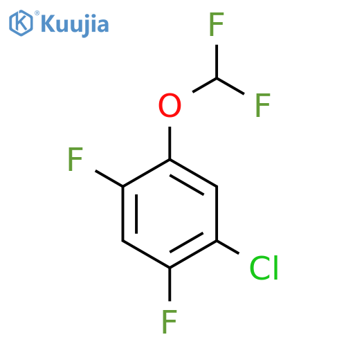 5-Chloro-2,4-difluoro(difluoromethoxy)benzene structure
