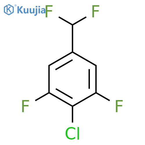 4-Chloro-3,5-difluoro(difluoromethyl)benzene structure