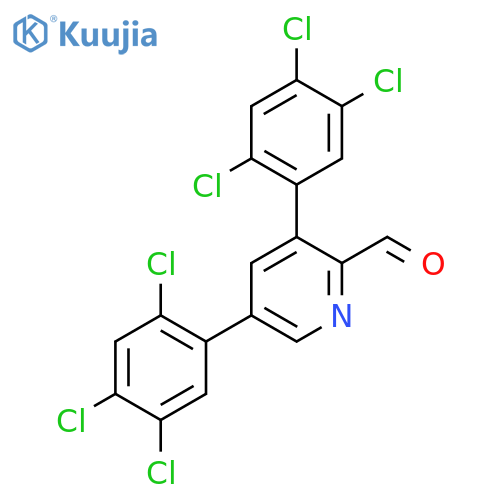 3,5-Bis(2,4,5-trichlorophenyl)picolinaldehyde structure