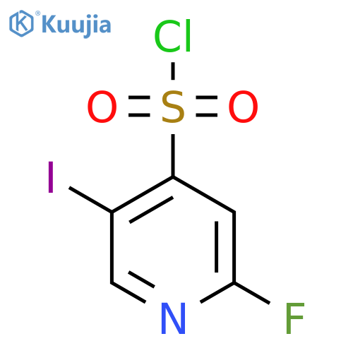 5-Iodo-2-fluoropyridine-4-sulfonyl chloride structure