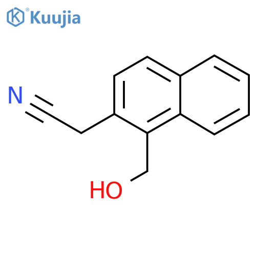 1-(Hydroxymethyl)naphthalene-2-acetonitrile structure