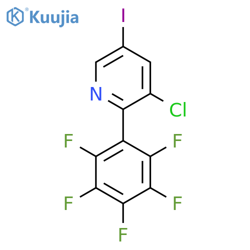 3-Chloro-5-iodo-2-(perfluorophenyl)pyridine structure
