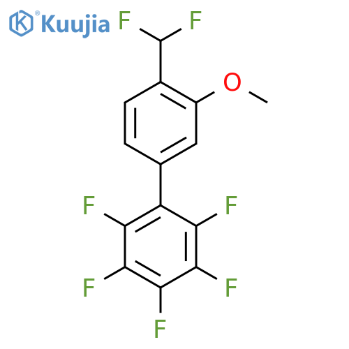 4'-Difluoromethyl-3'-methoxy-2,3,4,5,6-pentafluorobiphenyl structure