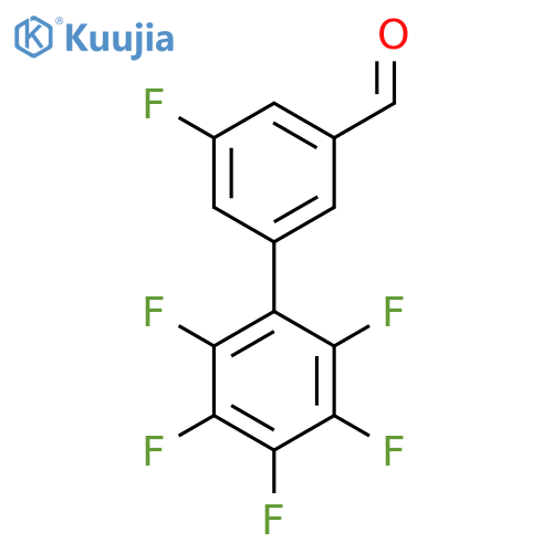 5,2',3',4',5',6'-Hexafluorobiphenyl-3-carboxaldehyde structure