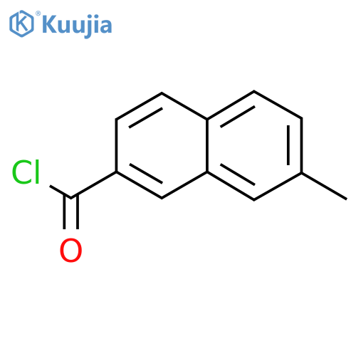 2-Methylnaphthalene-7-carbonyl chloride structure