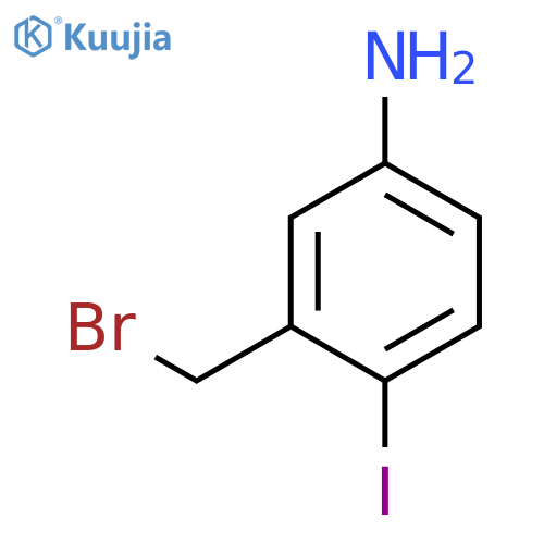 5-Amino-2-iodobenzyl bromide structure
