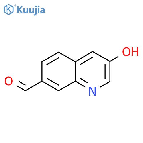 3-Hydroxyquinoline-7-carboxaldehyde structure