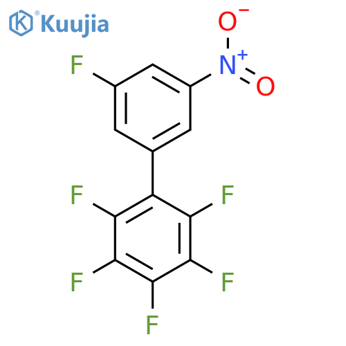 2,3,4,5,6,5'-Hexafluoro-3'-nitrobiphenyl structure