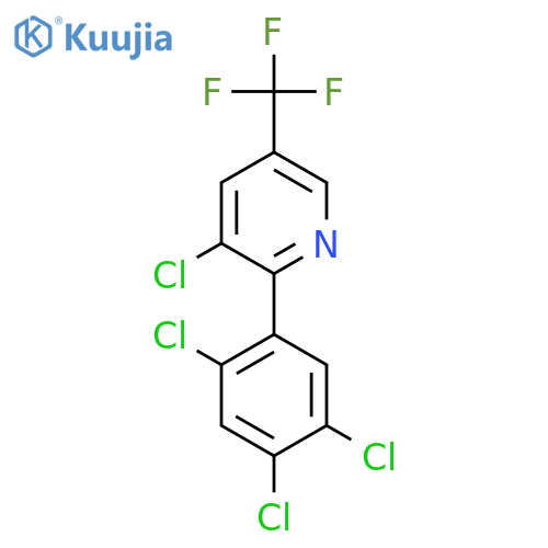 3-Chloro-2-(2,4,5-trichlorophenyl)-5-(trifluoromethyl)pyridine structure