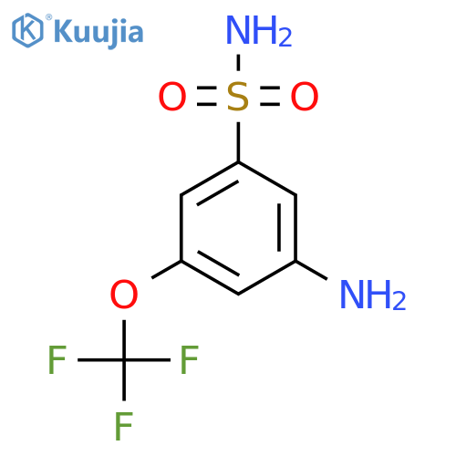 3-Amino-5-(trifluoromethoxy)benzenesulfonamide structure