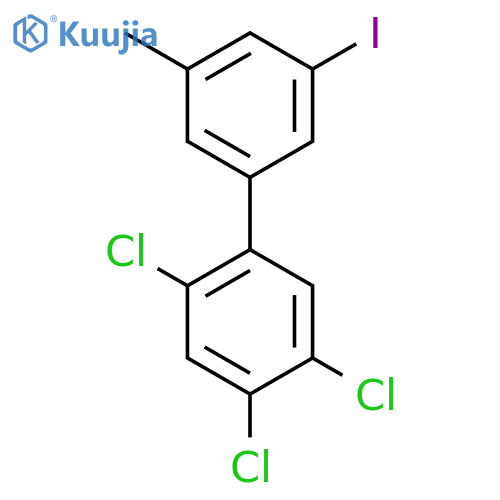 5'-Iodo-3'-methyl-2,4,5-trichlorobiphenyl structure