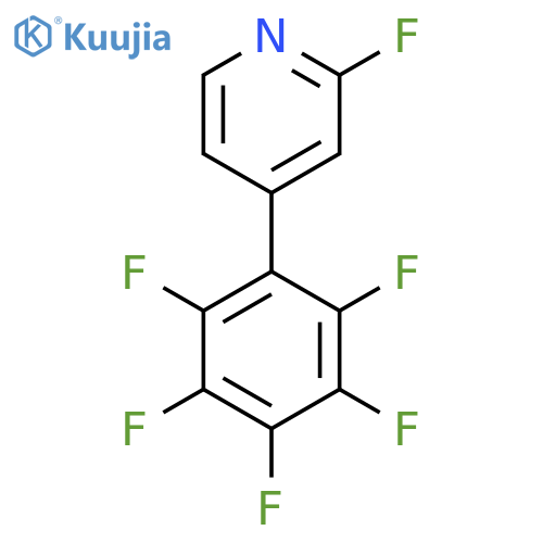 2-Fluoro-4-(perfluorophenyl)pyridine structure