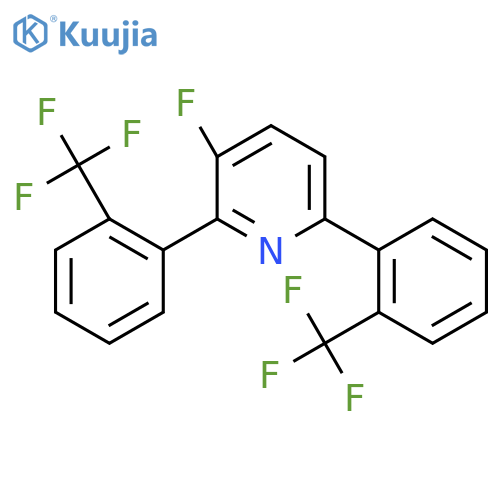 2,6-Bis(2-(trifluoromethyl)phenyl)-3-fluoropyridine structure