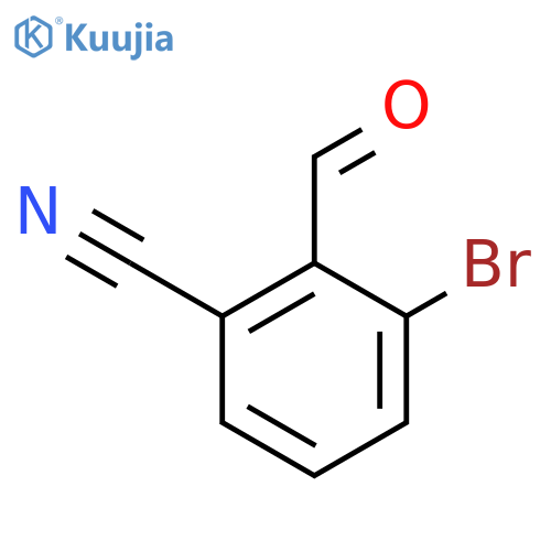 3-Bromo-2-formylbenzonitrile structure