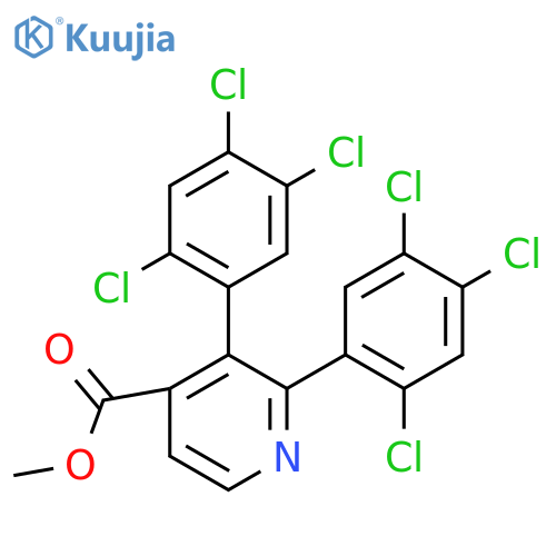Methyl 2,3-bis(2,4,5-trichlorophenyl)isonicotinate structure