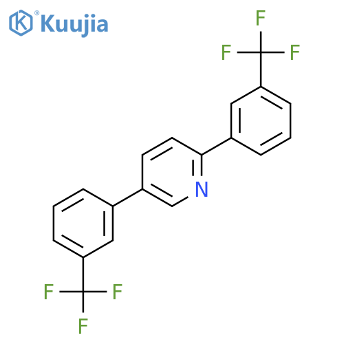 2,5-Bis[3-(trifluoromethyl)phenyl]pyridine structure
