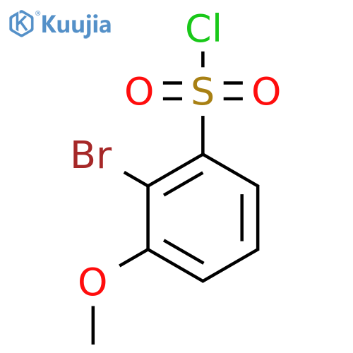 2-BROMO-3-METHOXYBENZENE-1-SULFONYL CHLORIDE structure